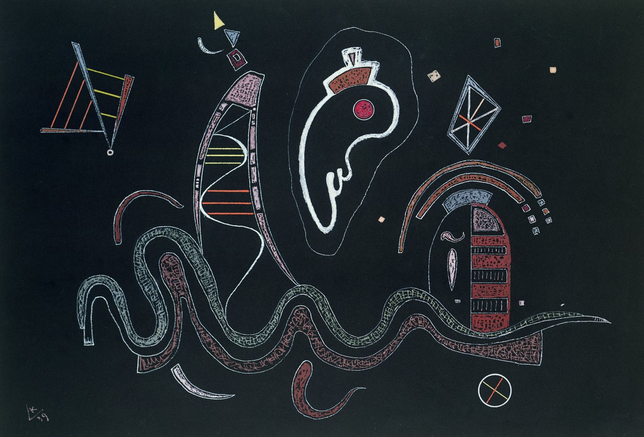 A comitiva, 1939 de Wassily Kandinsky