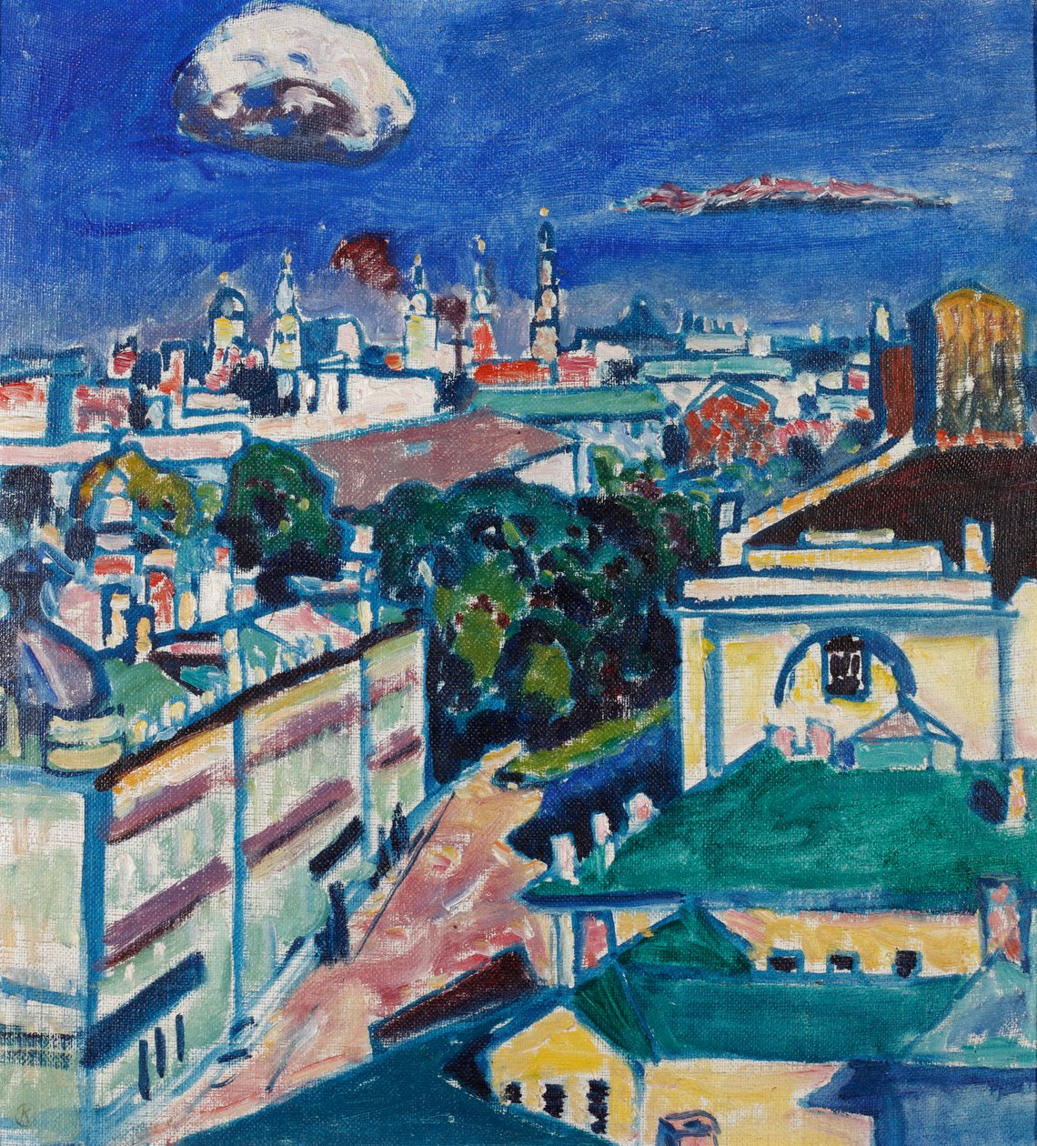 Vista de Moscou de Wassily Kandinsky