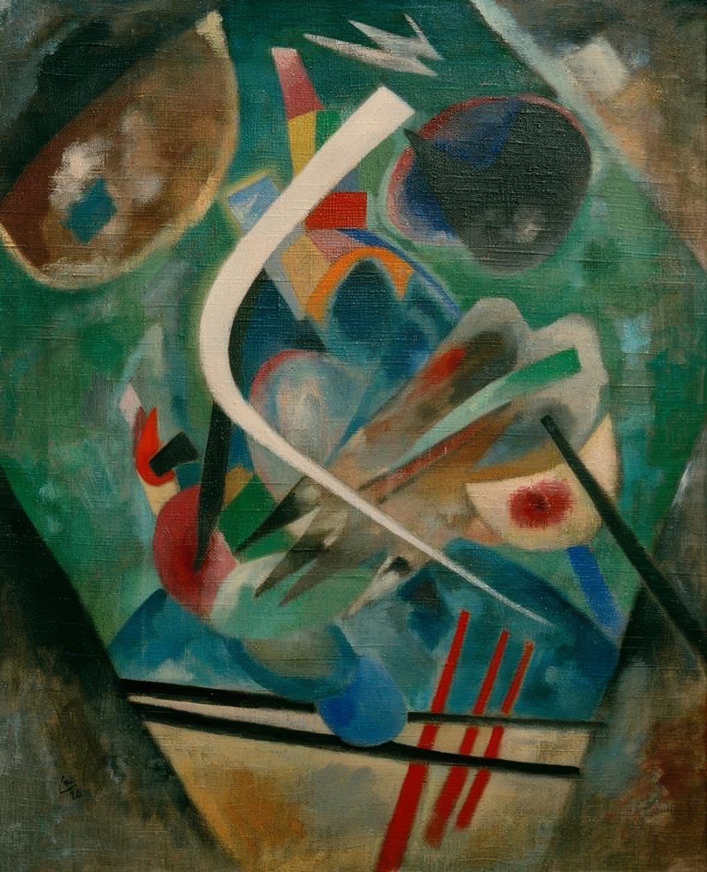 Linha branca de Wassily Kandinsky