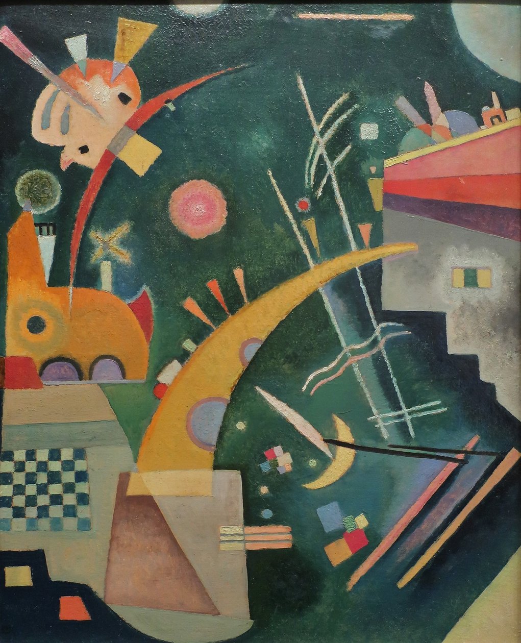 1924 Kandinsky Hornform de Wassily Kandinsky