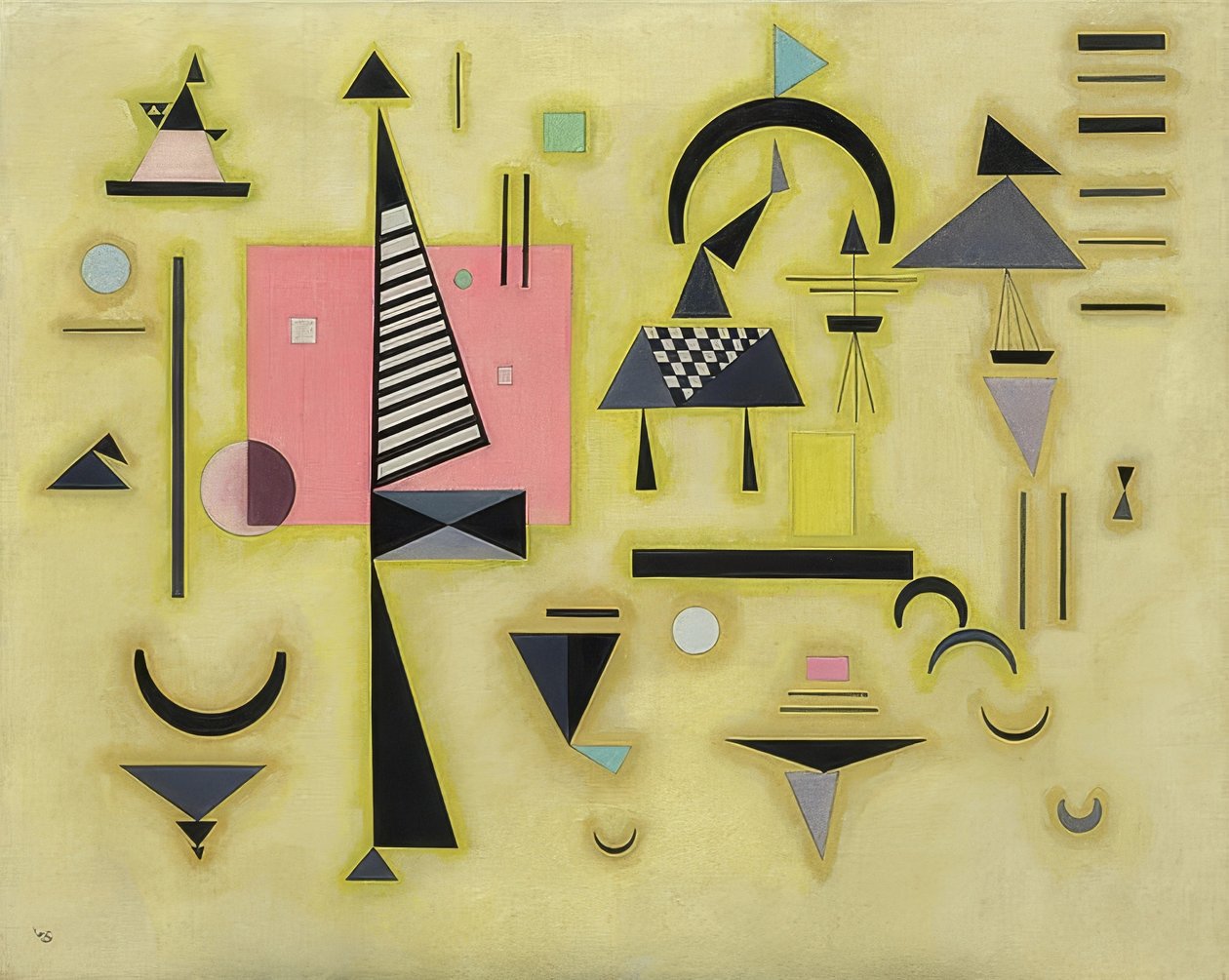 Rosa final. 1932 de Wassily Kandinsky