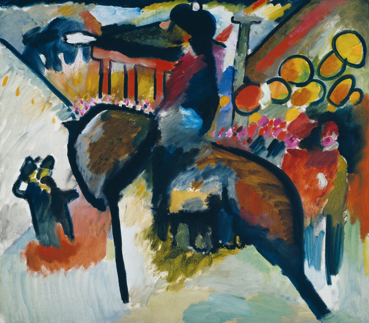 Impressão IV (Gendarme) de Wassily Kandinsky