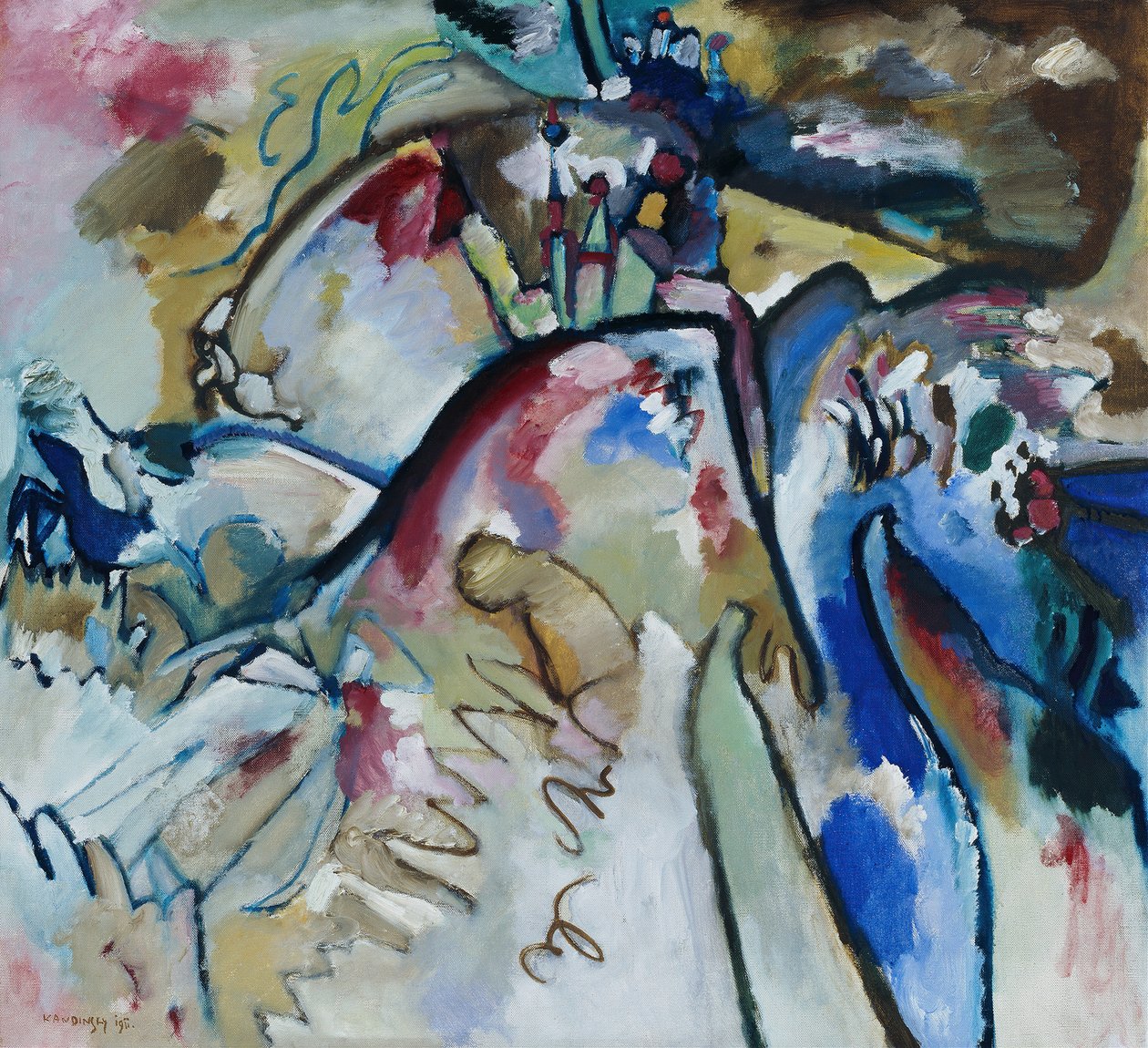 Improvisação 21a, 1911. de Wassily Kandinsky