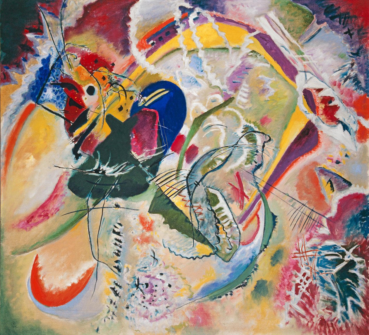 Improvisação 35, 1914 de Wassily Kandinsky