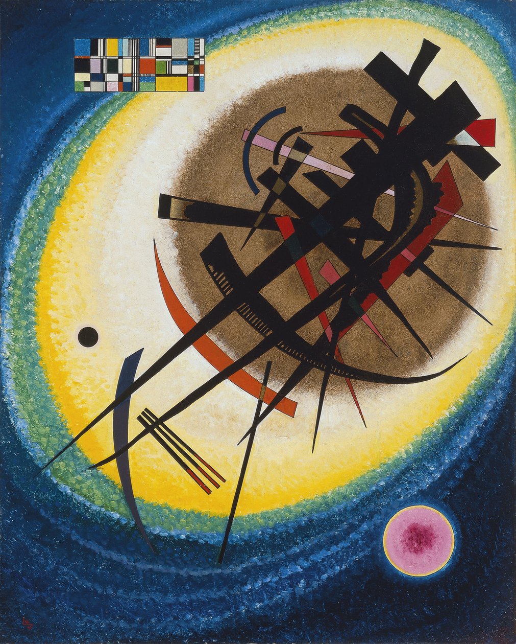 No Oval Brilhante, 1925 de Wassily Kandinsky