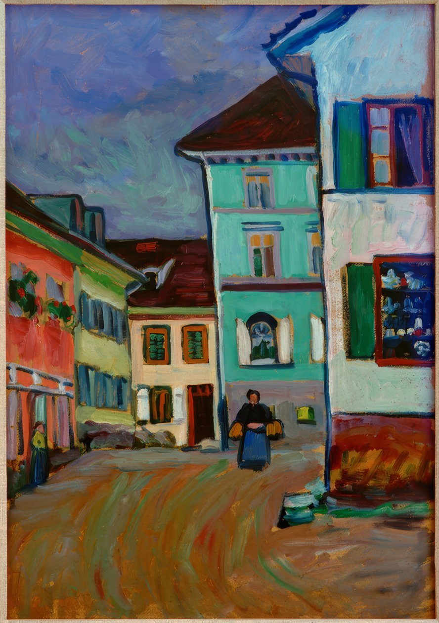 Murnau - Johannisstrasse de Wassily Kandinsky
