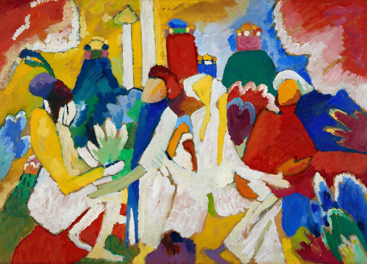 Oriental, 1909. de Wassily Kandinsky