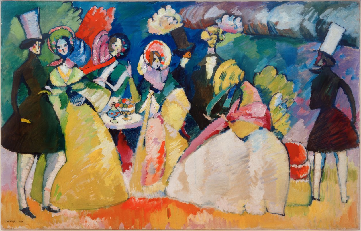 Sociedade Hoopskirt de Wassily Kandinsky