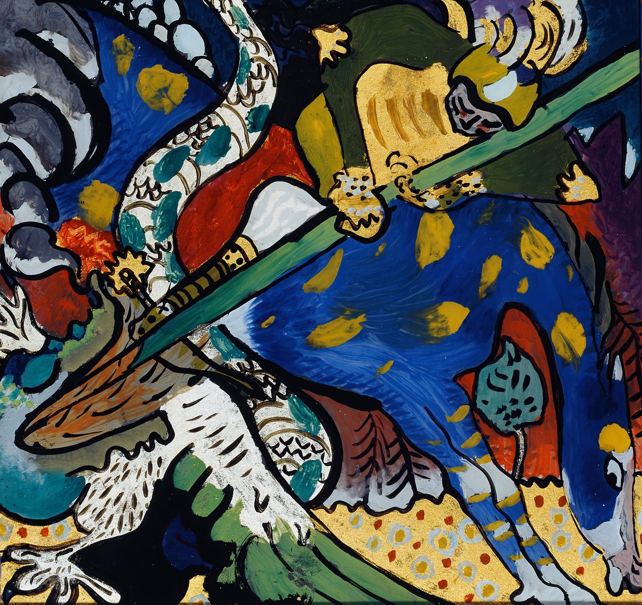 São Jorge I, 1911. de Wassily Kandinsky
