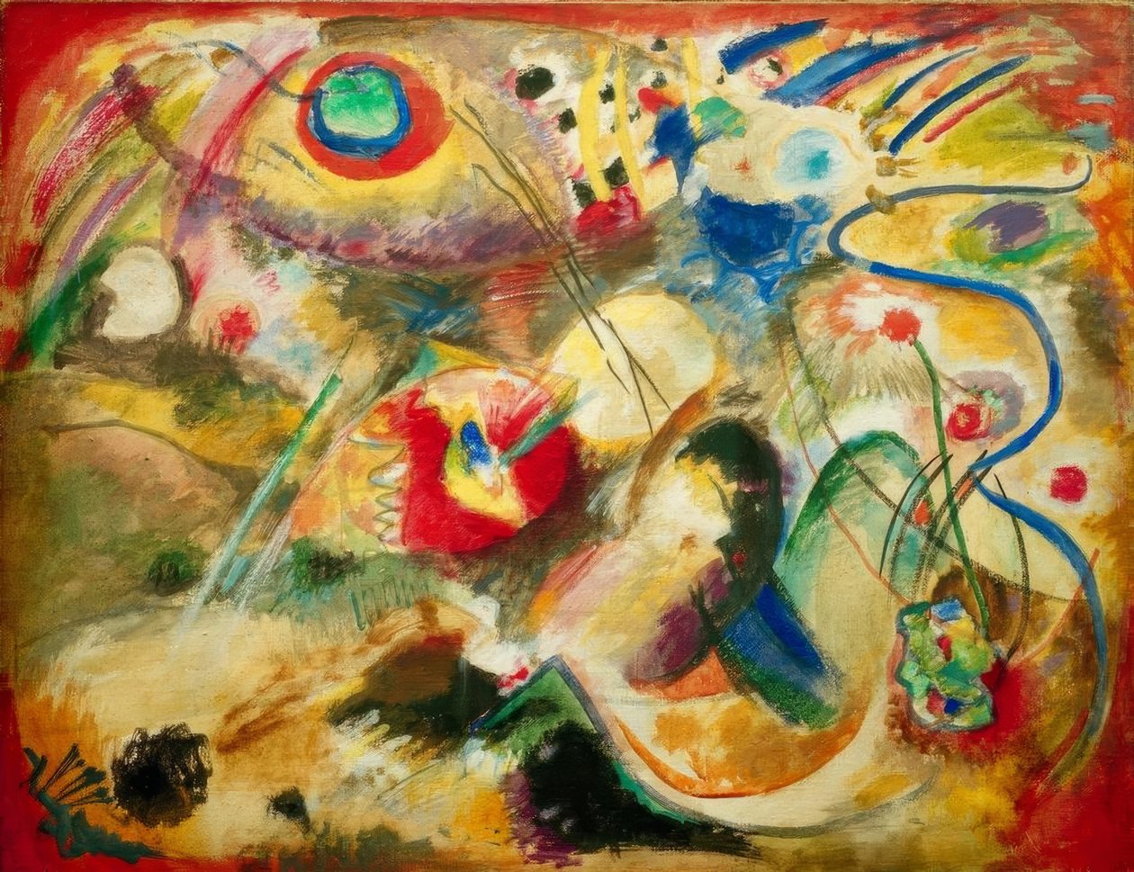 Imagem sem título (dilúvio) de Wassily Kandinsky