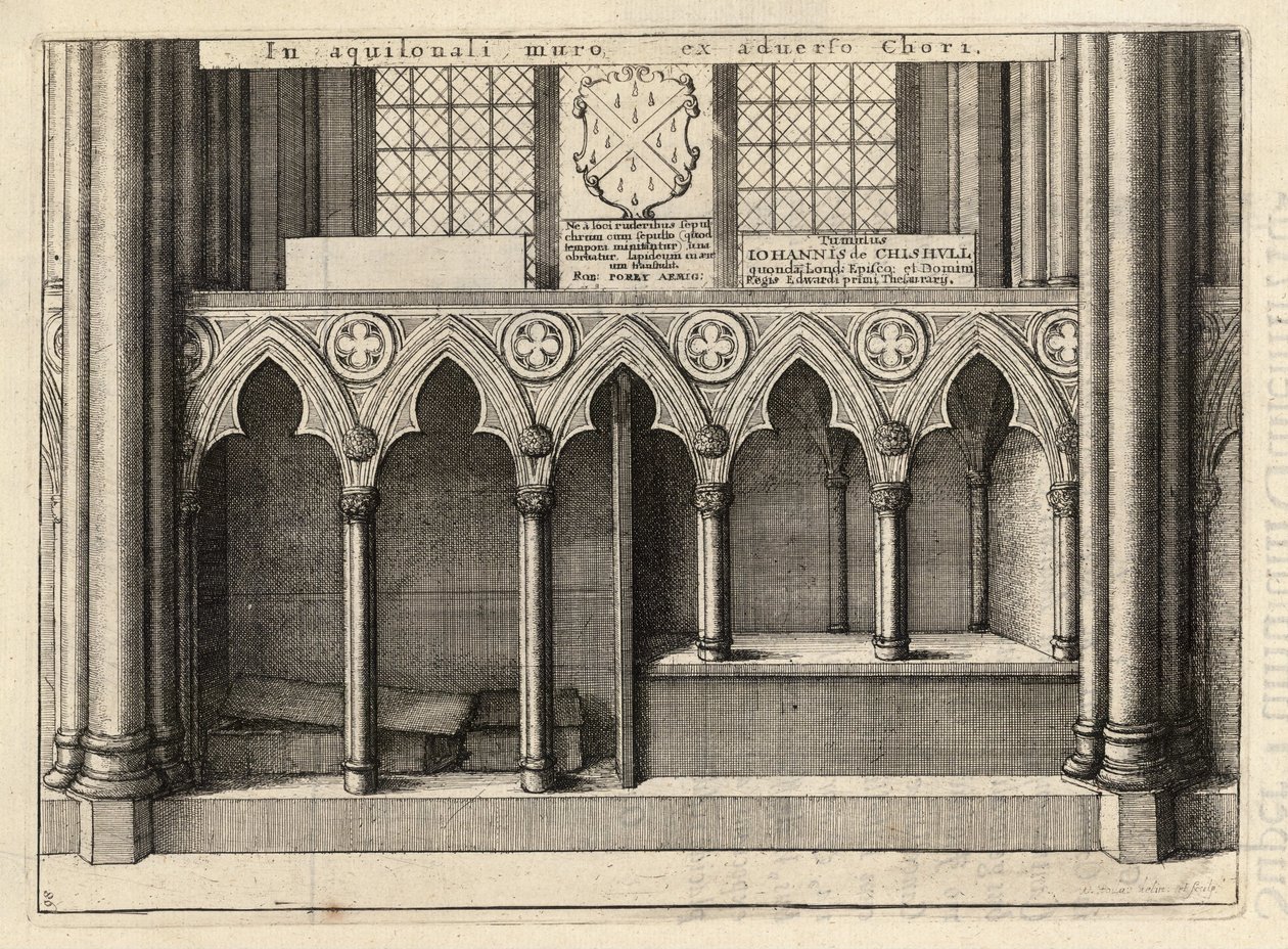 Chishull (monumento) de Wenceslaus Hollar