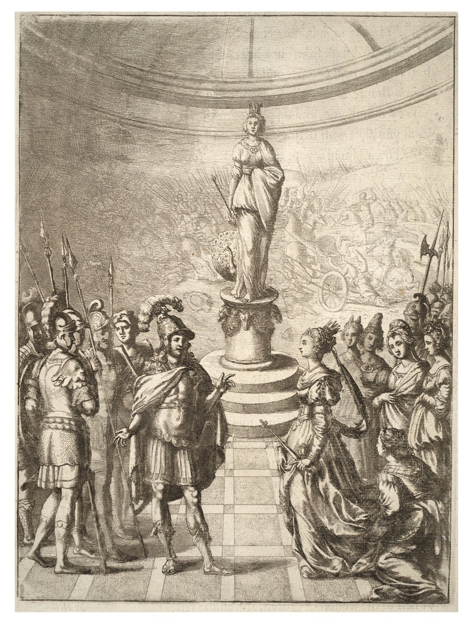 Dido e Aeneas. Estado 5 de Wenceslaus Hollar