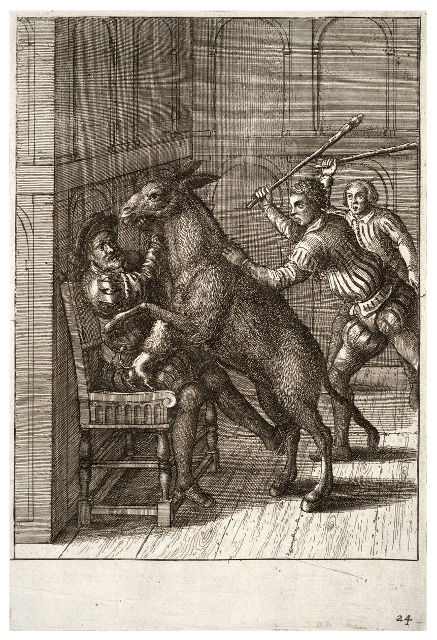 O cachorro e o cuzinho de Wenceslaus Hollar