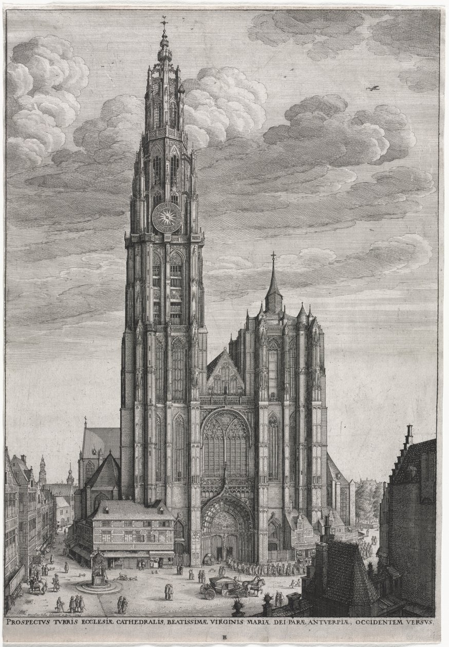 Catedral de Antuérpia de Wenceslaus Hollar