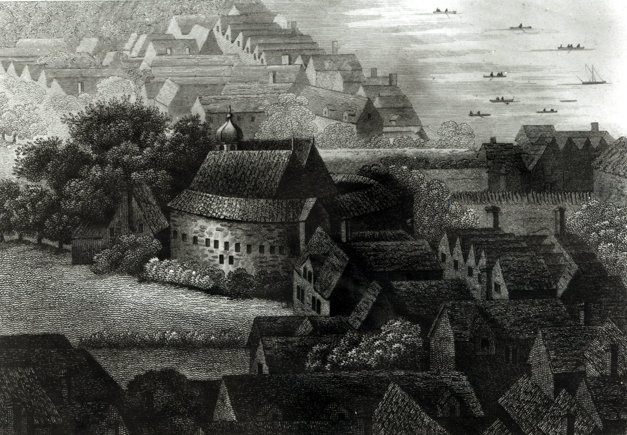 Urso Jardim, 1647 de Wenceslaus Hollar