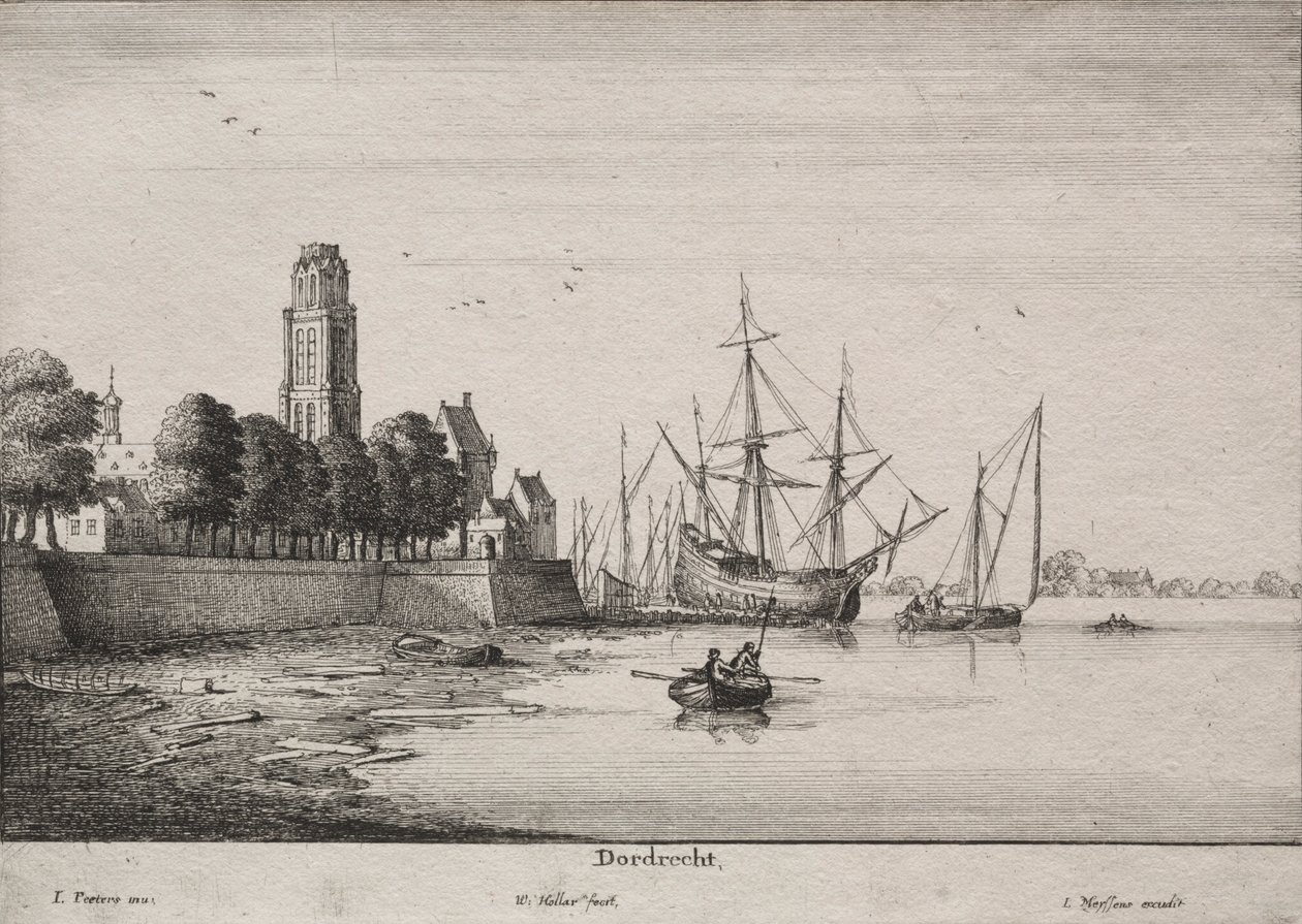 Dordrecht. de Wenceslaus Hollar