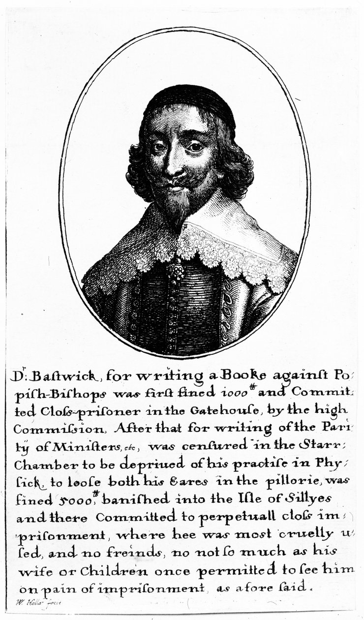 John Bastwick (gravura) de Wenceslaus Hollar