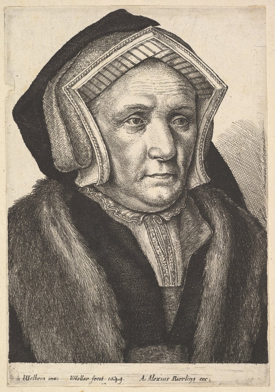 Lady Mary Butts, 1649. de Wenceslaus Hollar