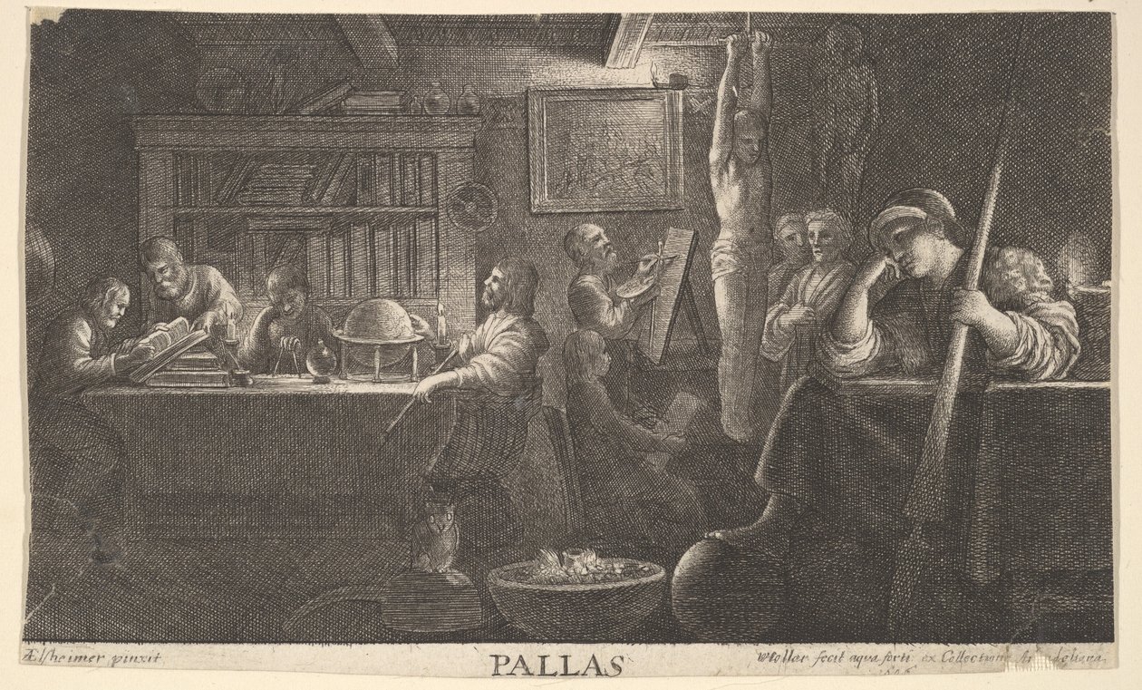Reino de Pallas, 1646. de Wenceslaus Hollar