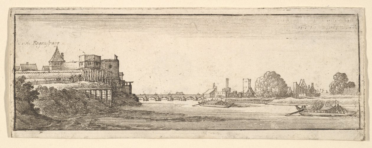 Regensburg, 1652-77. de Wenceslaus Hollar