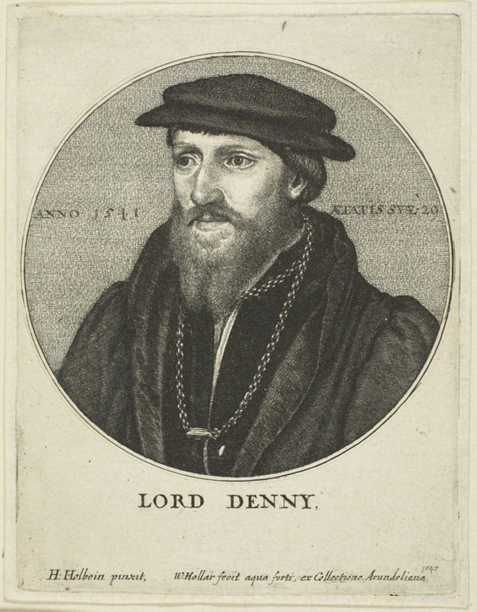 Sir Anthony Denny de Wenceslaus Hollar