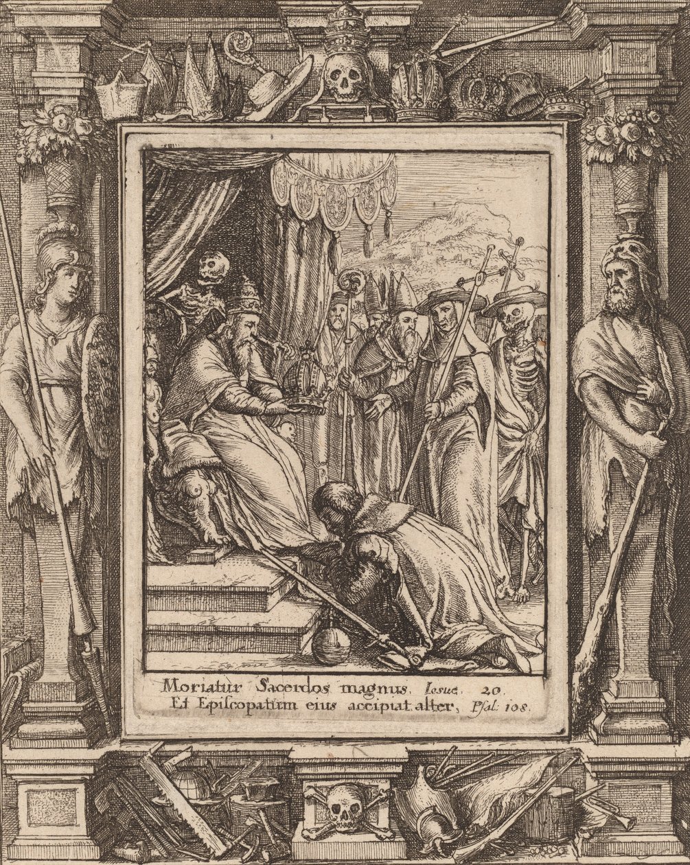 O Papa, 1651. de Wenceslaus Hollar