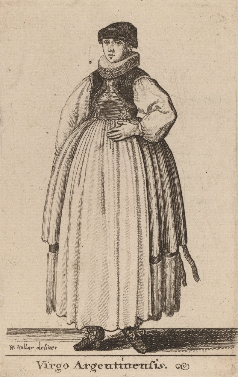 Virgo Argentinensis. de Wenceslaus Hollar