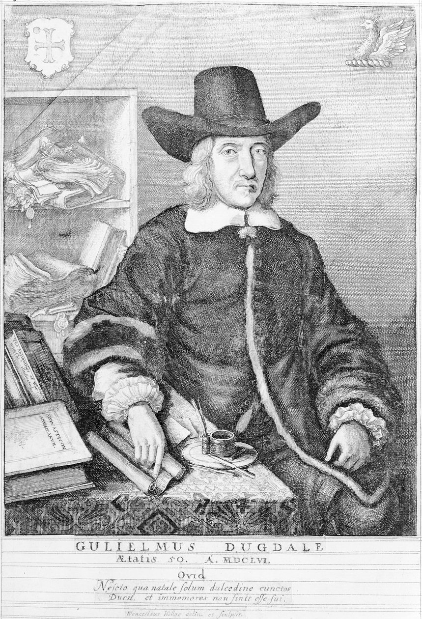 William Dugdale, 1656 de Wenceslaus Hollar