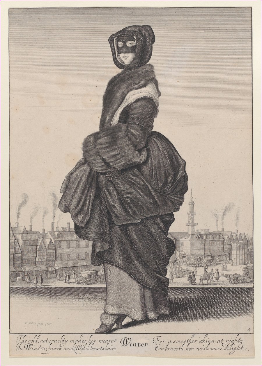 Winter, de The Seasons, 1643-44., 1643-44. de Wenceslaus Hollar