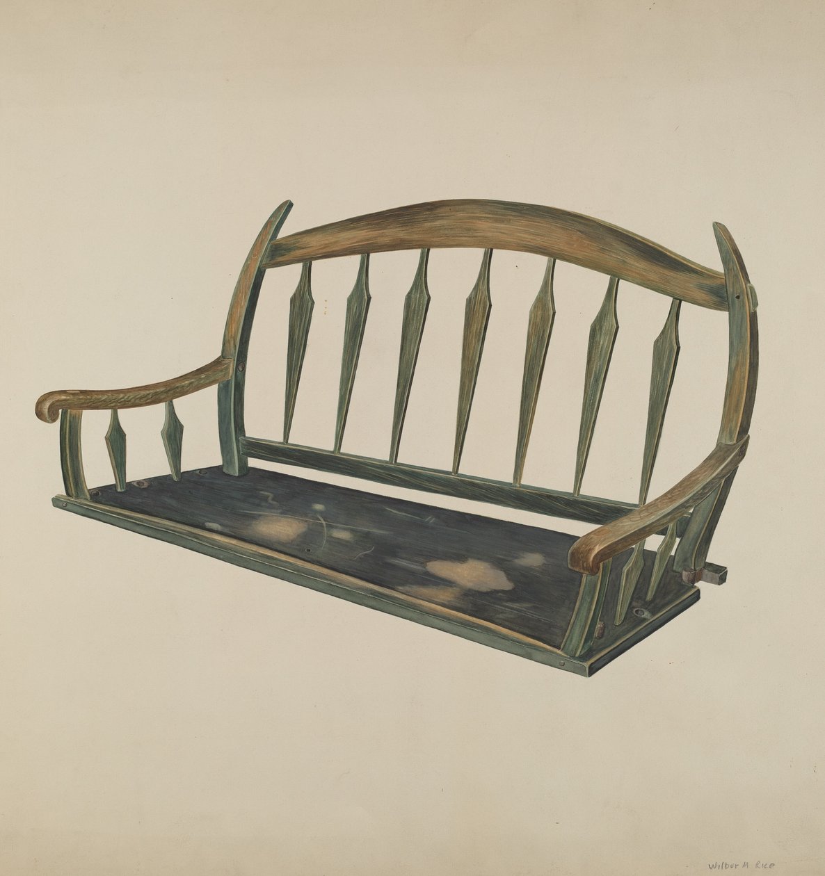 Prairie Schooner Seat, c. 1937. de Wilbur M Rice