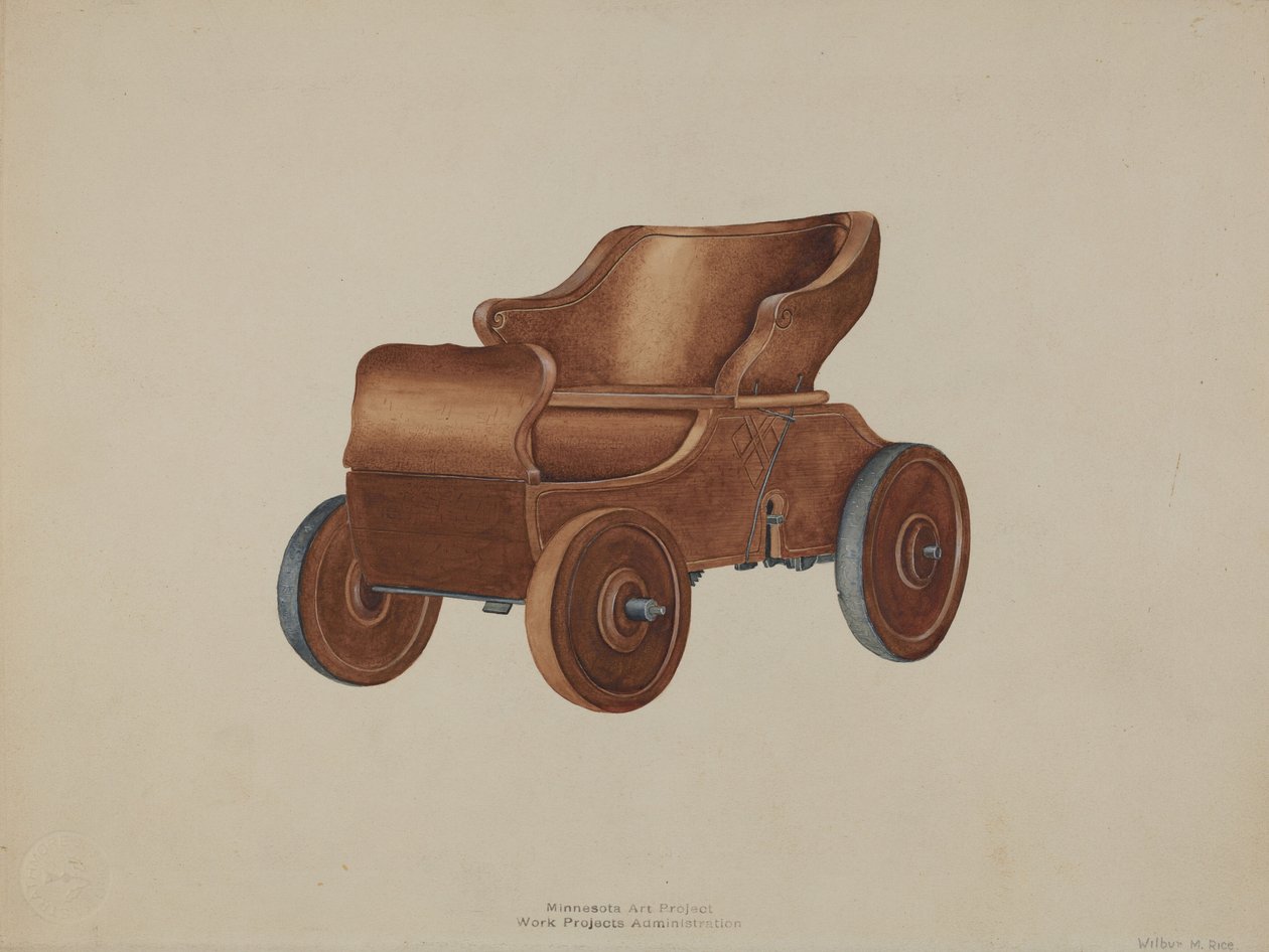 Toy Automobile, c. 1938. de Wilbur M Rice