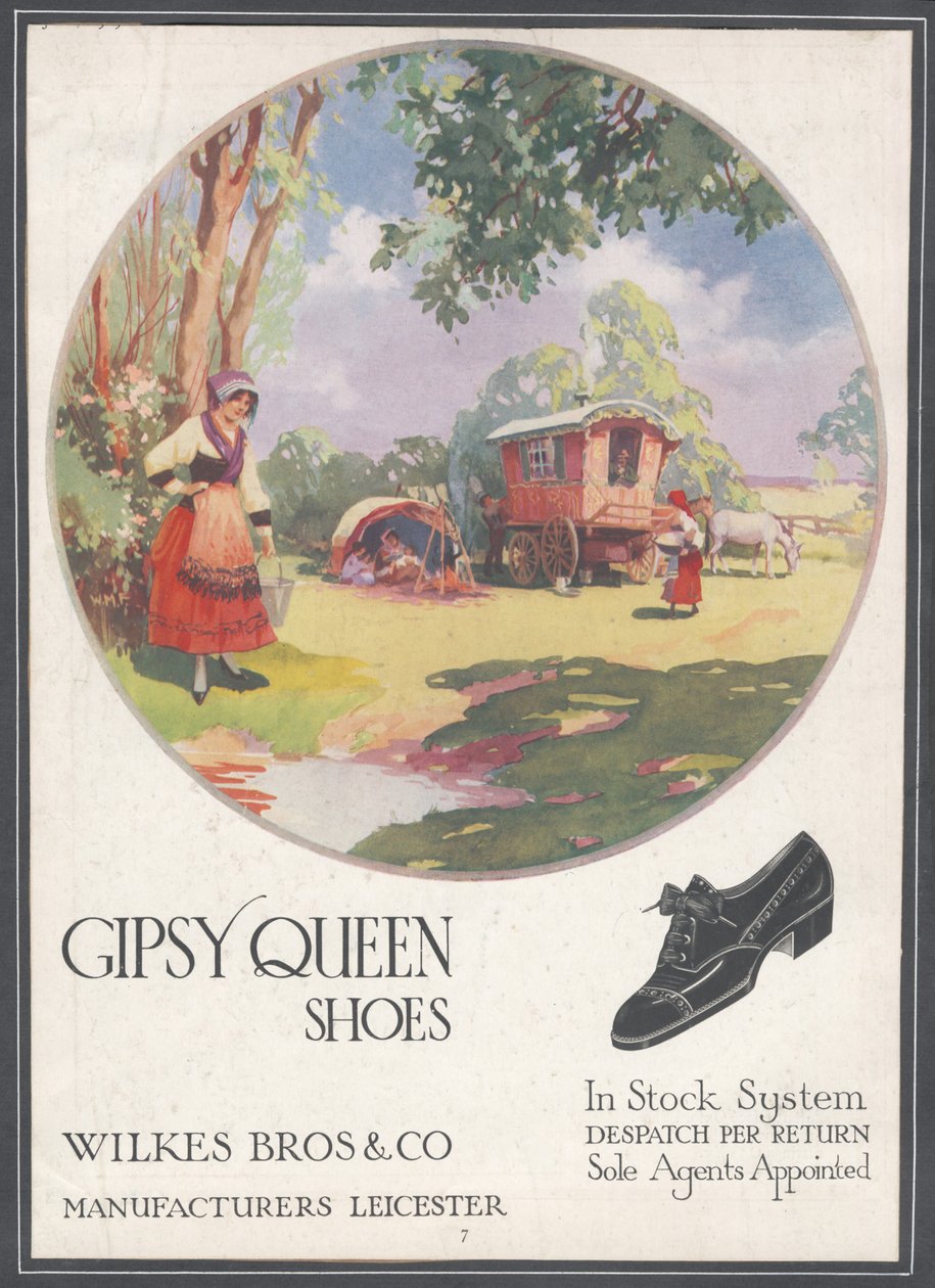 Gipsy Queen Shoes, c1920s de Wilfred Fryer
