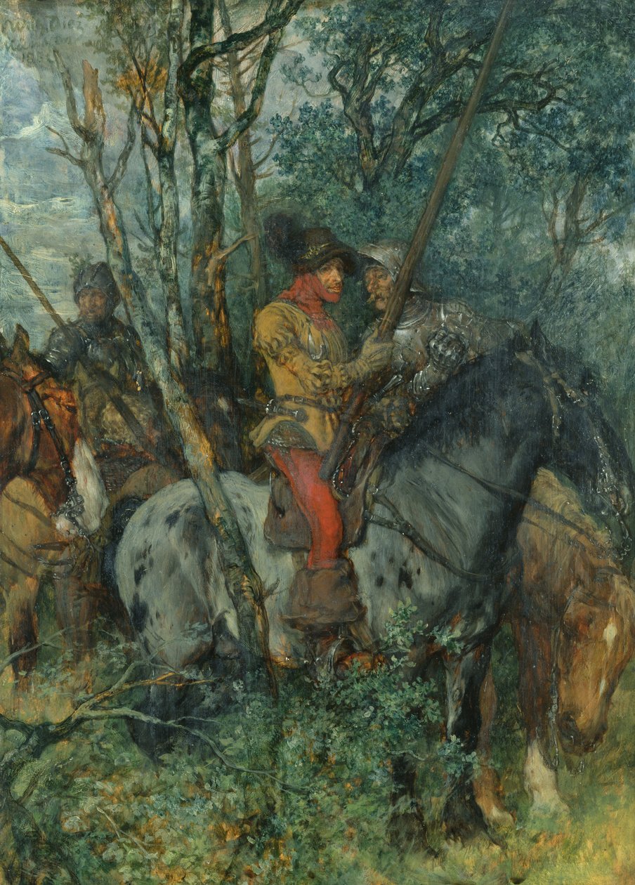 Na emboscada, 1882 de Wilhelm Von Diez
