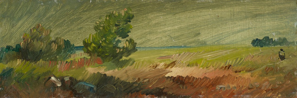 Paisagem da Baixa Saxónia de Wilhelm Busch