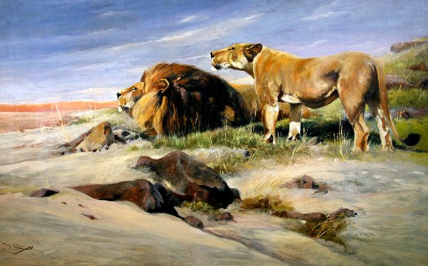 Assaltantes do Deserto de Wilhelm Kuhnert