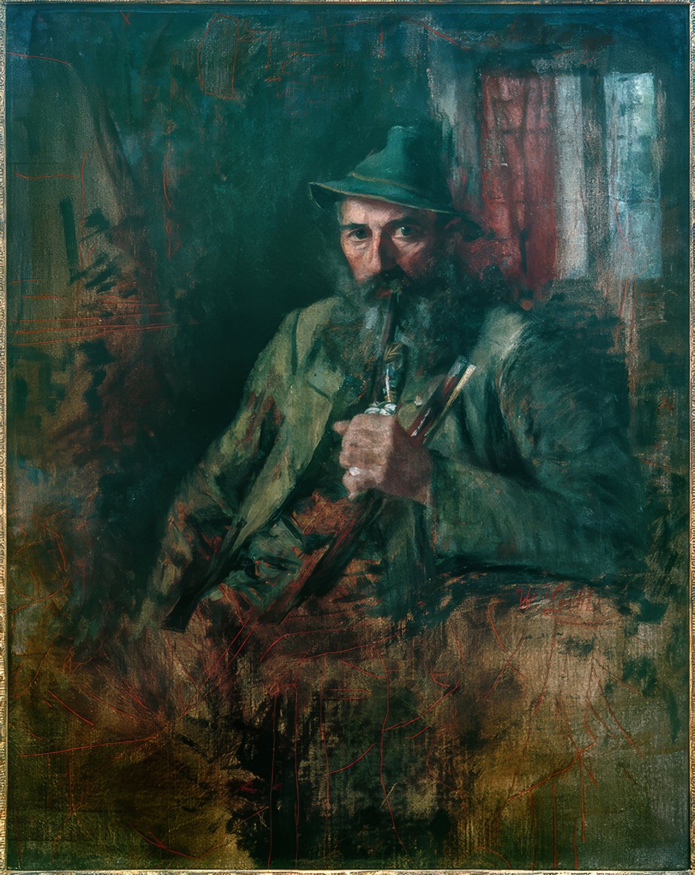 paisagem de Wilhelm Maria Hubertus Leibl