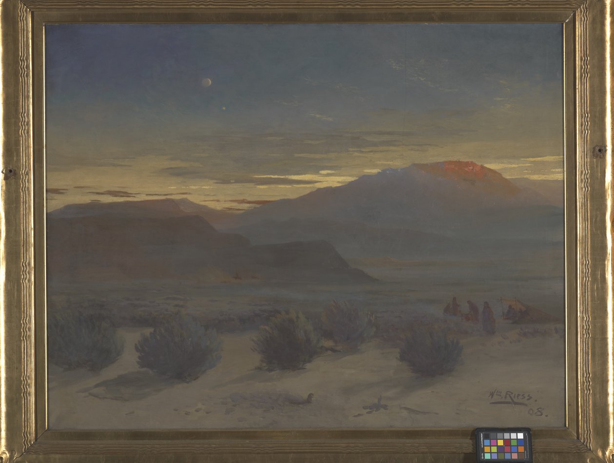 Deserto do Wyoming de Wilhelm Riess