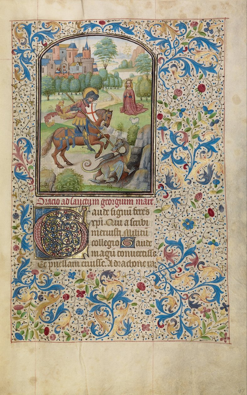 São Jorge e o Dragão de Willem Vrelant