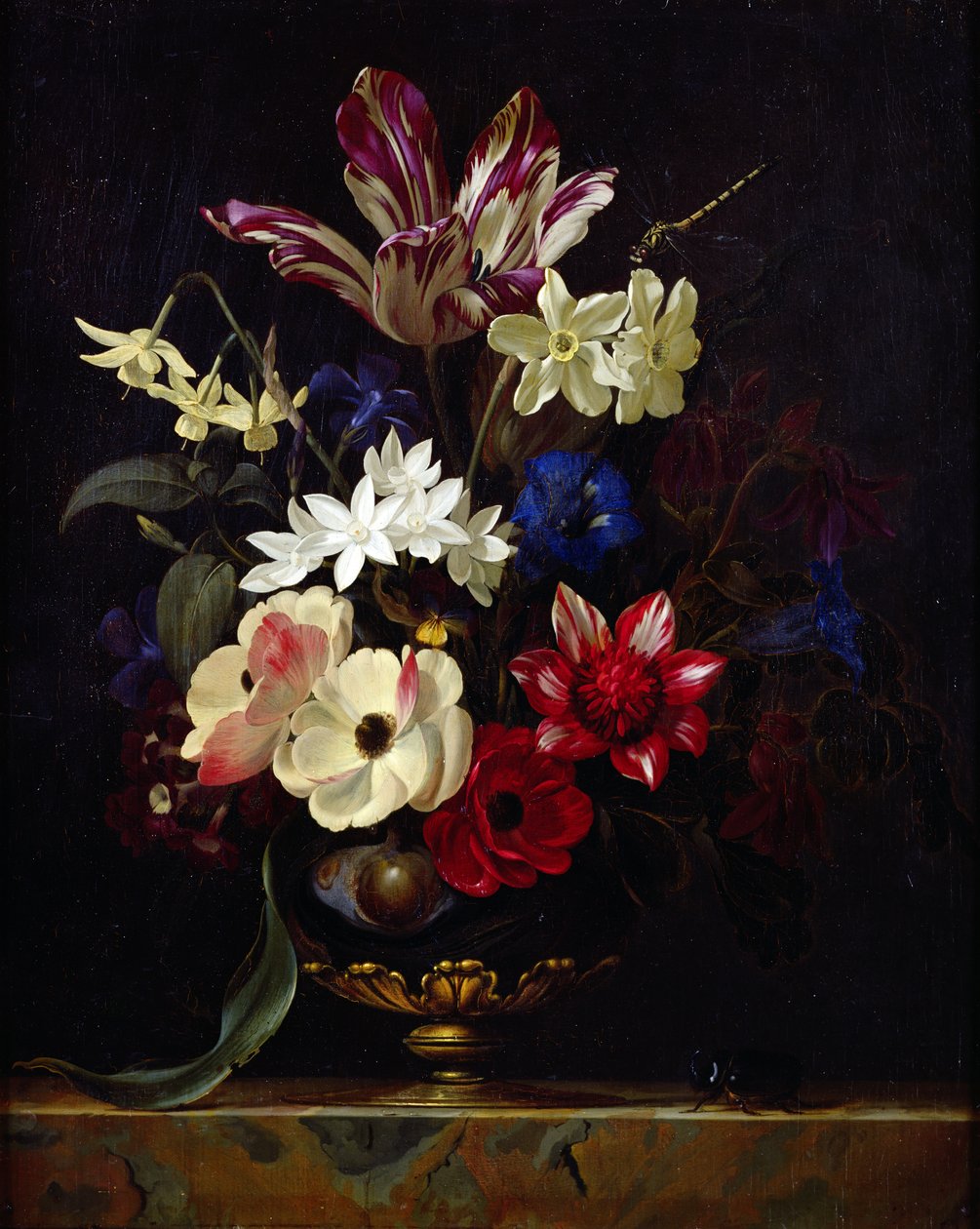 Ainda vida com flores de Willem van Aelst