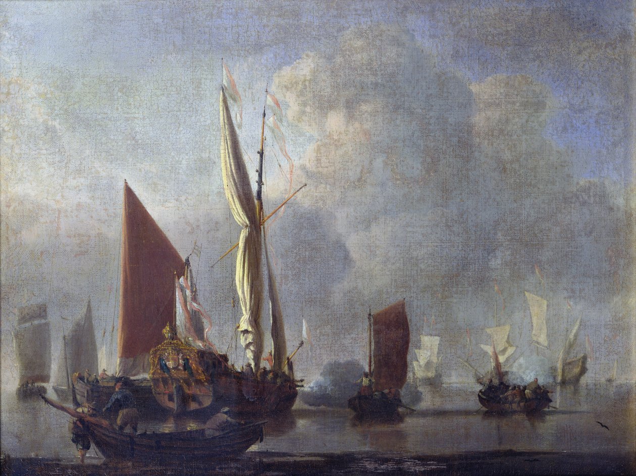 Batalha Naval de Willem van de Velde the Younger
