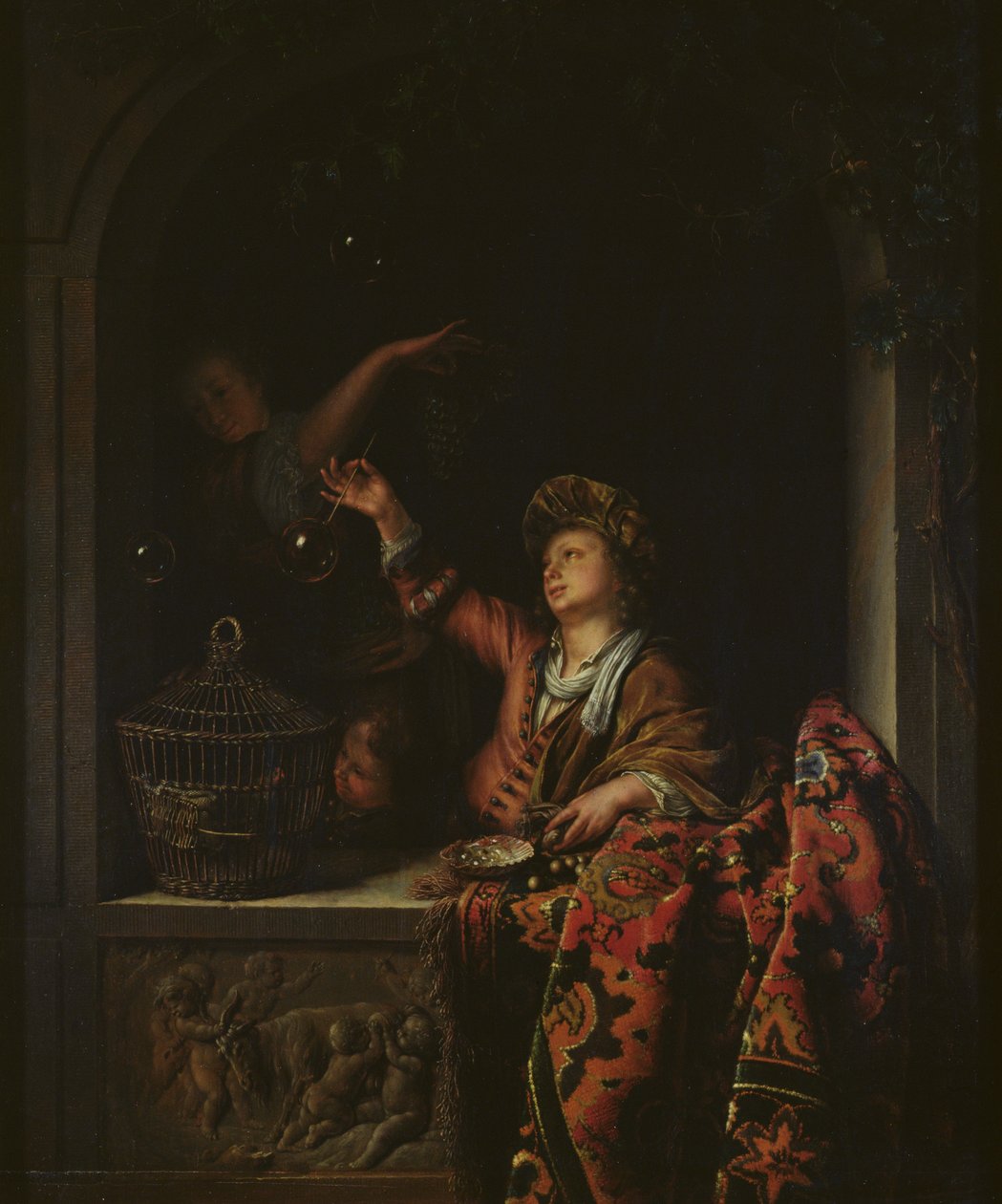 Bolhas de sabão de Willem Van Mieris