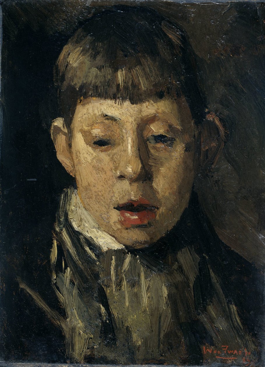 cara de menino de Willem de Zwart