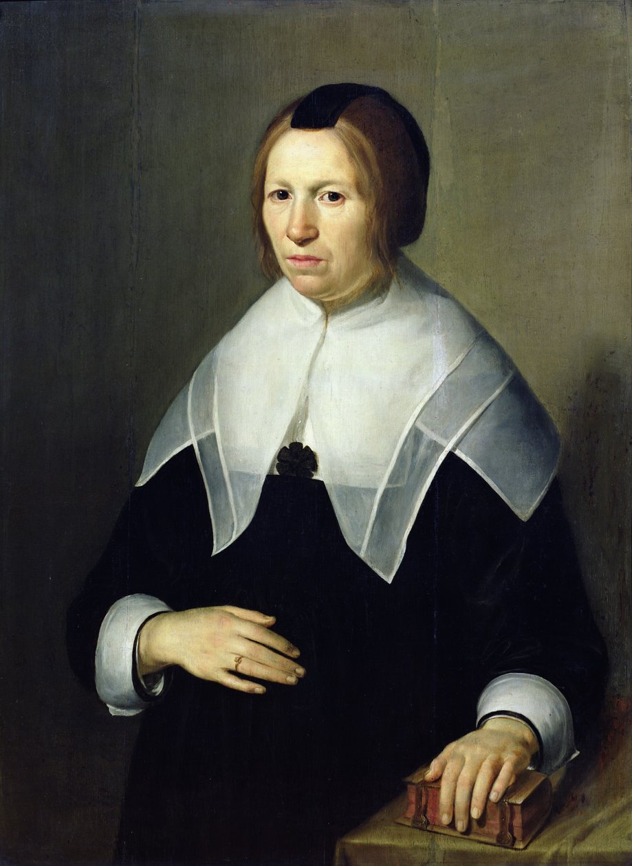 Retrato de uma mulher de Willem van Honthorst