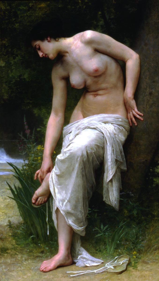 Depois do banho de William Adolphe Bouguereau