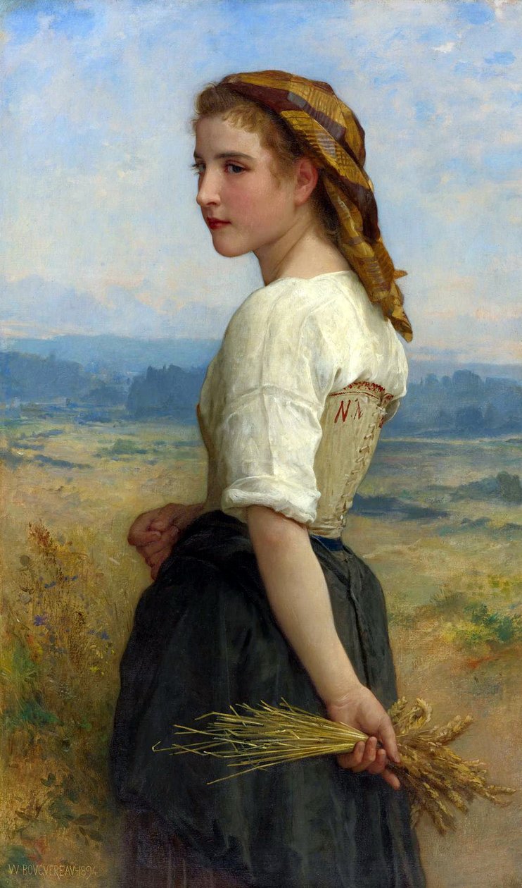 Glaneuse (1894) de William Adolphe Bouguereau