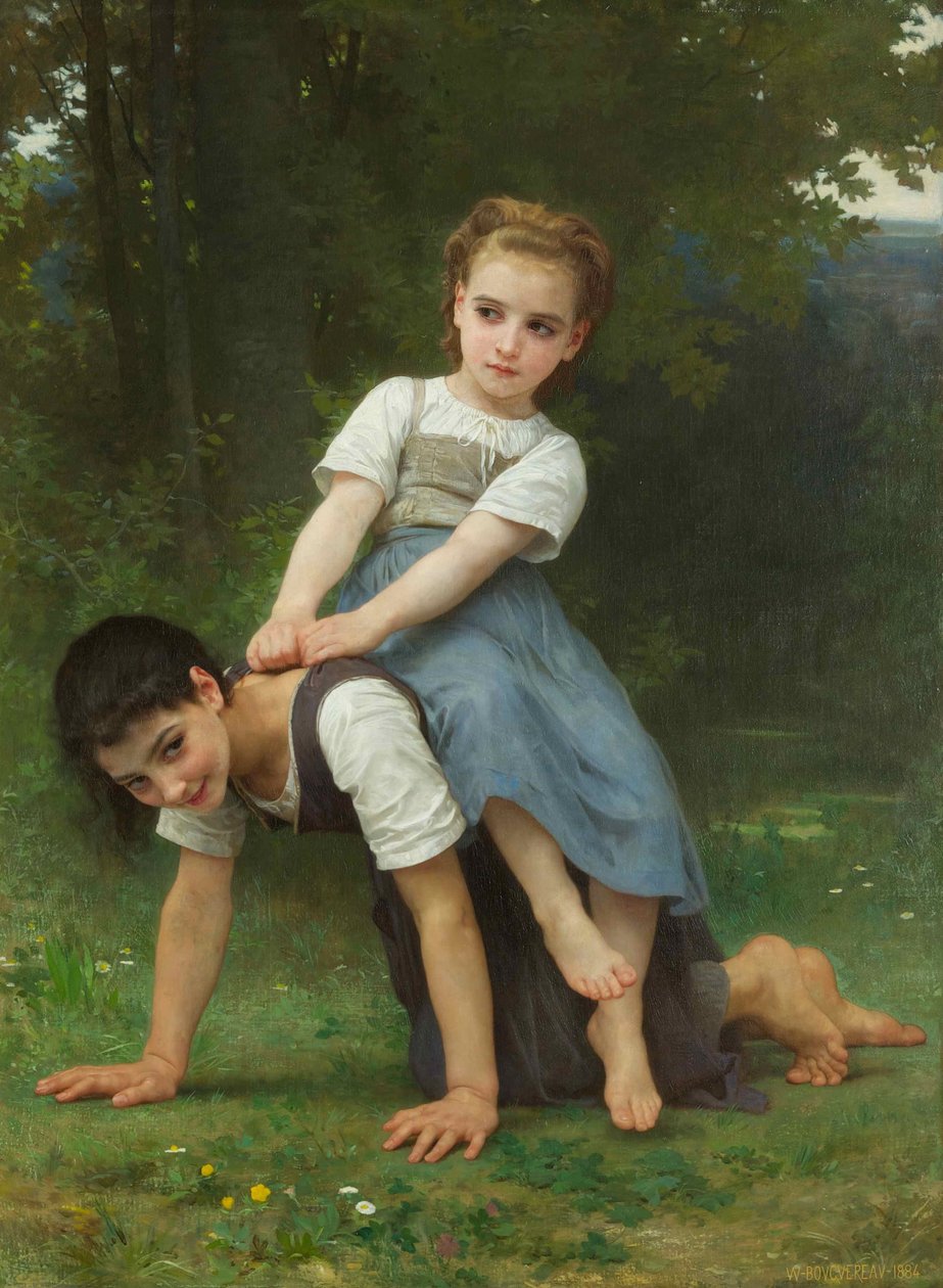 O Bourrique (o passeio a cavalo) de William Adolphe Bouguereau