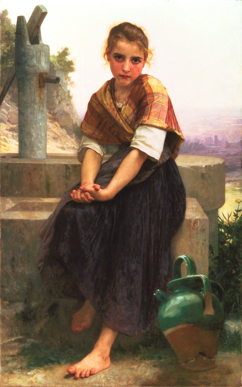 O jarro quebrado de William Adolphe Bouguereau