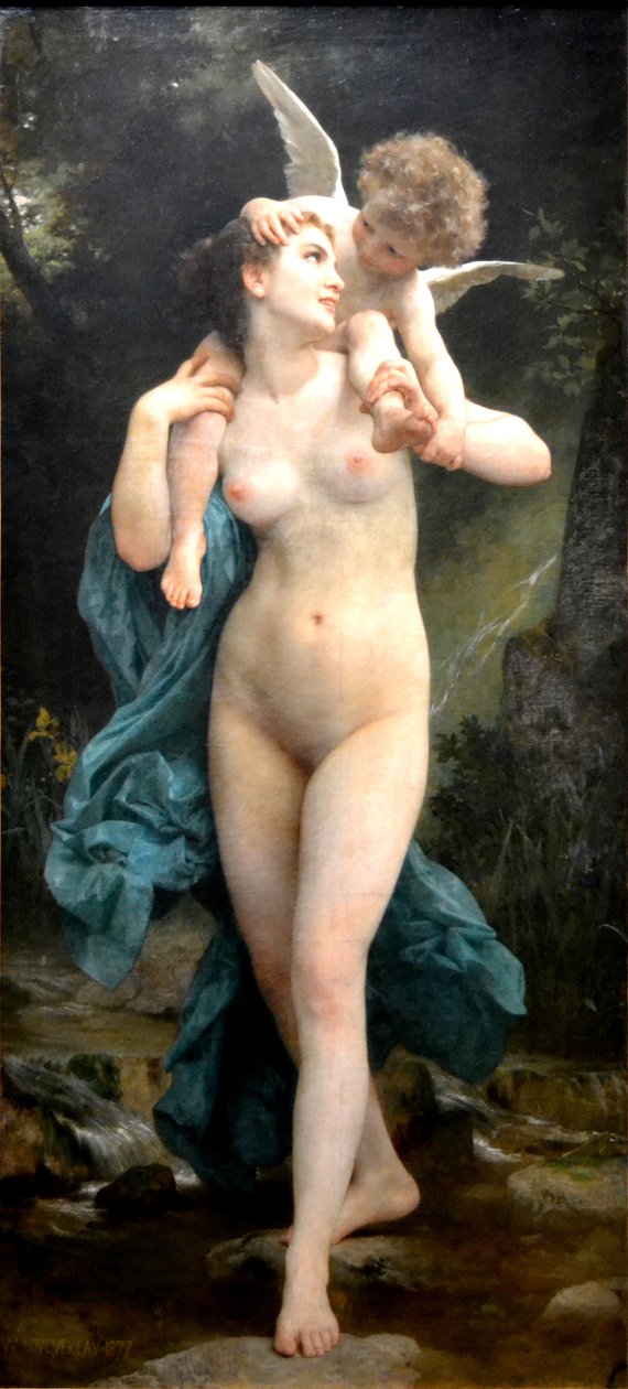 Juventude e Amor de William Adolphe Bouguereau