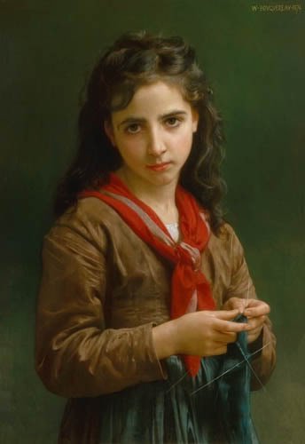 rapariga de William Adolphe Bouguereau