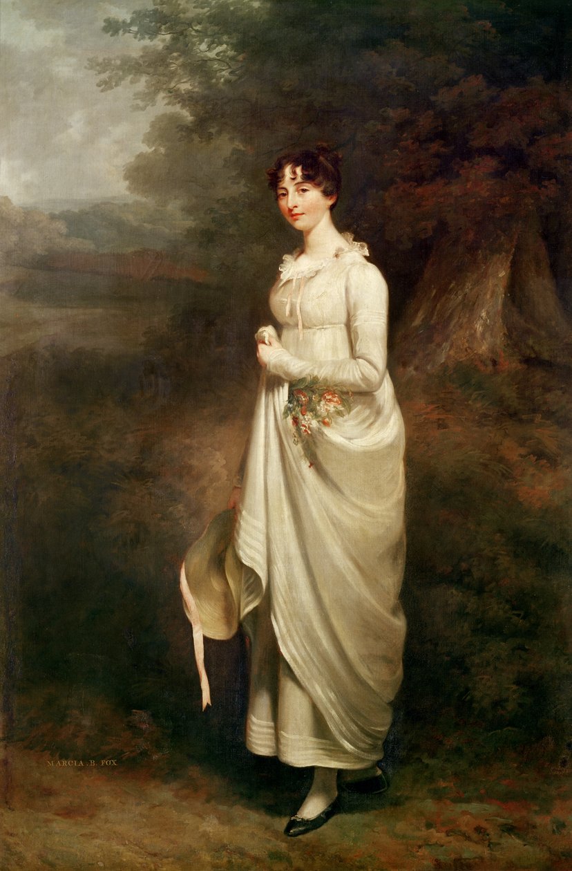 Retrato de Marcia. B. Fox de William Beechey